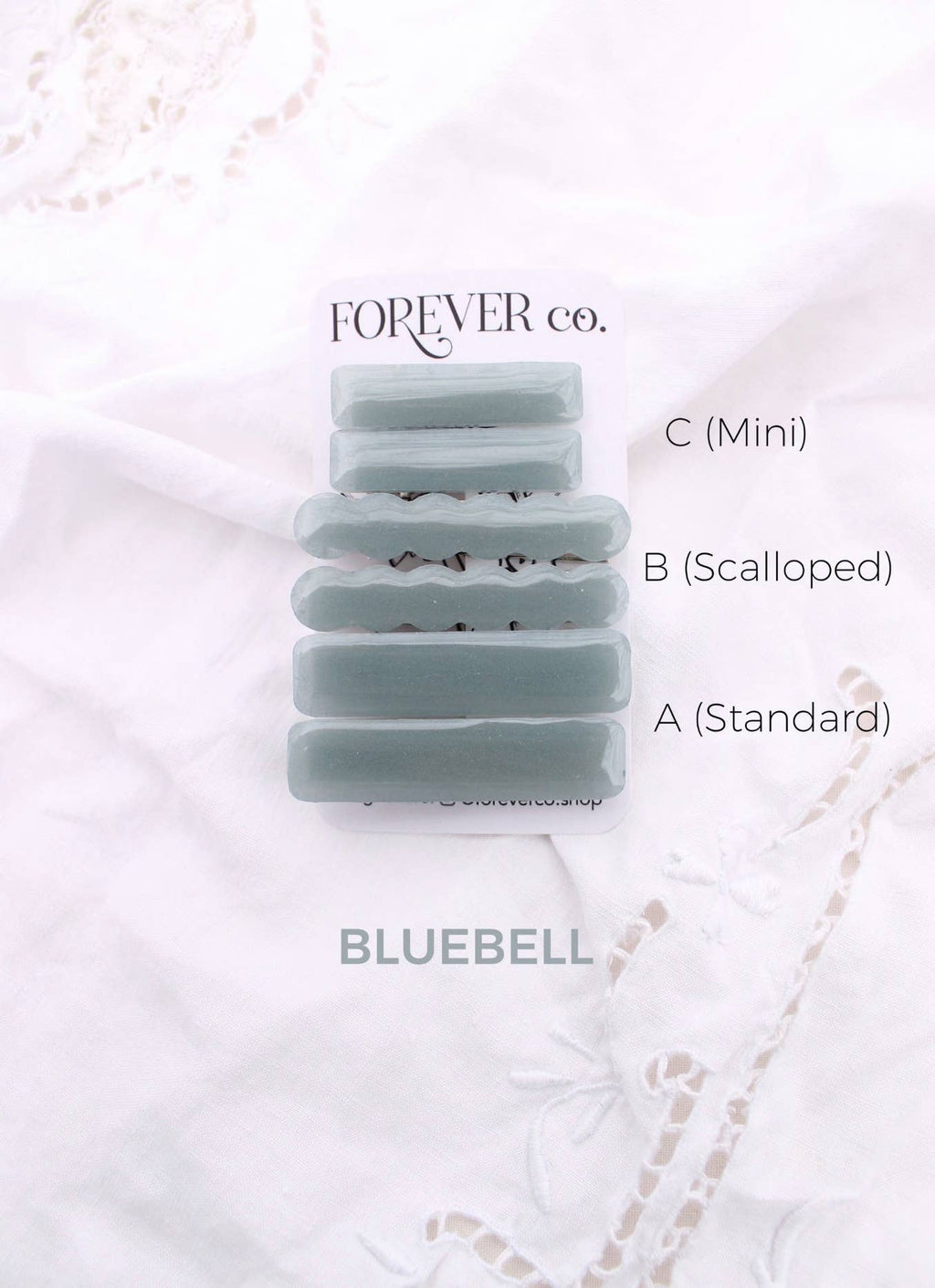 Mini Hair Clips - Sage