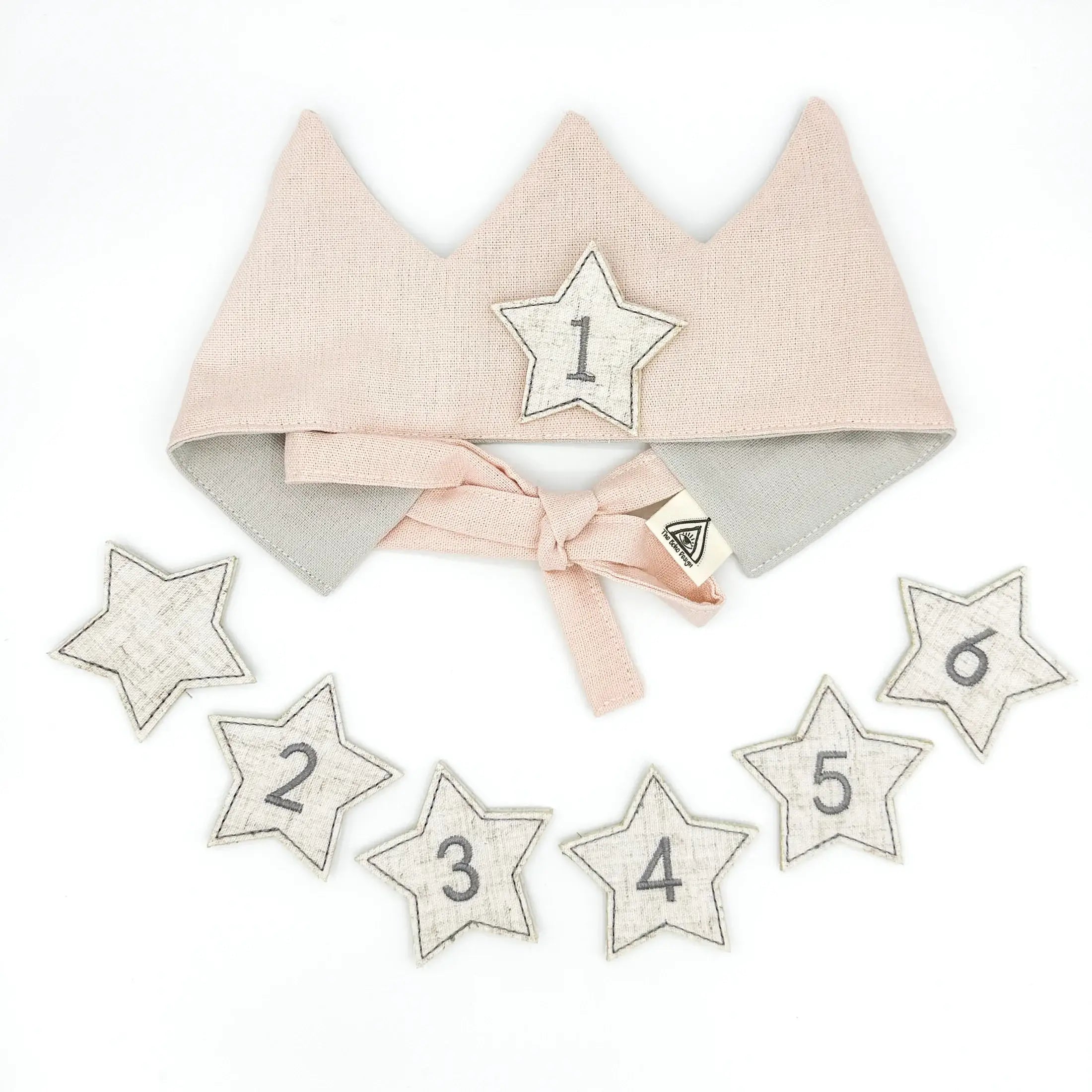 Linen Celebration Crown Pink
