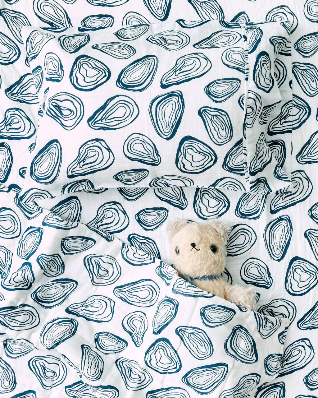 Crib Sheet - Oyster | Denim