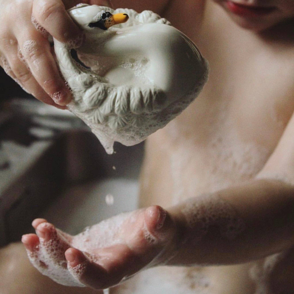 Natural rubber Bathtoy Swan - White | Small
