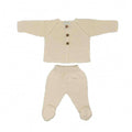 Baby Sweater and Pants Set in Ecru