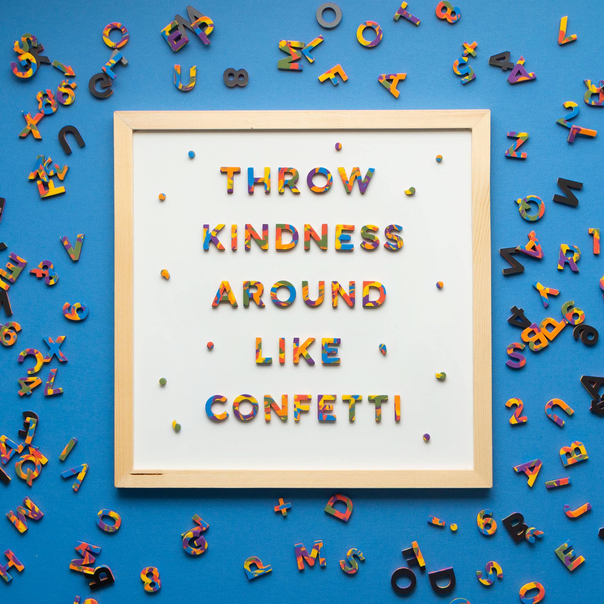 Confetti 200pcs 1-inch Magnetic Letters: Confetti Prep