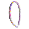 Thin Floral Headband - Purple