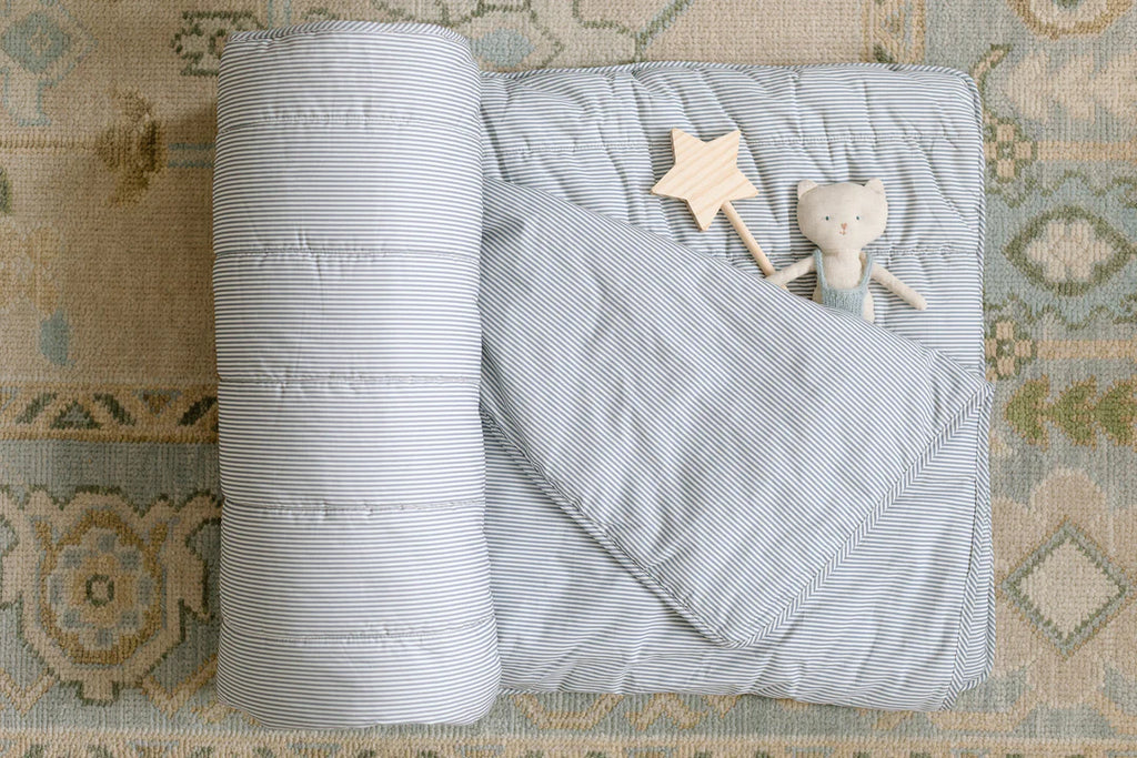 Organic Nap Mat - Modern Stripe