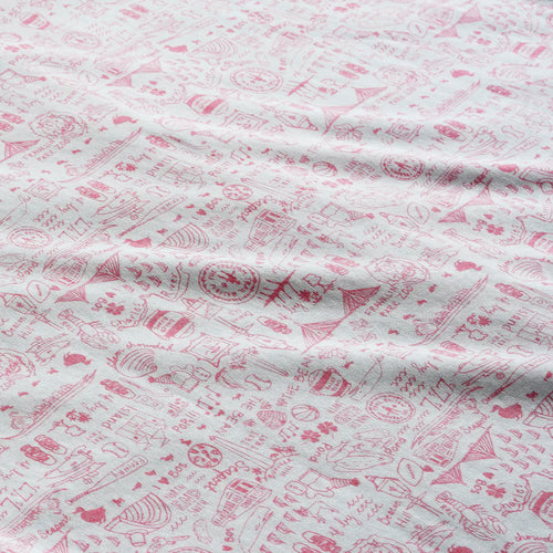 Boston Two Piece Kids Pajamas - Strawberry Ice Cream Pink