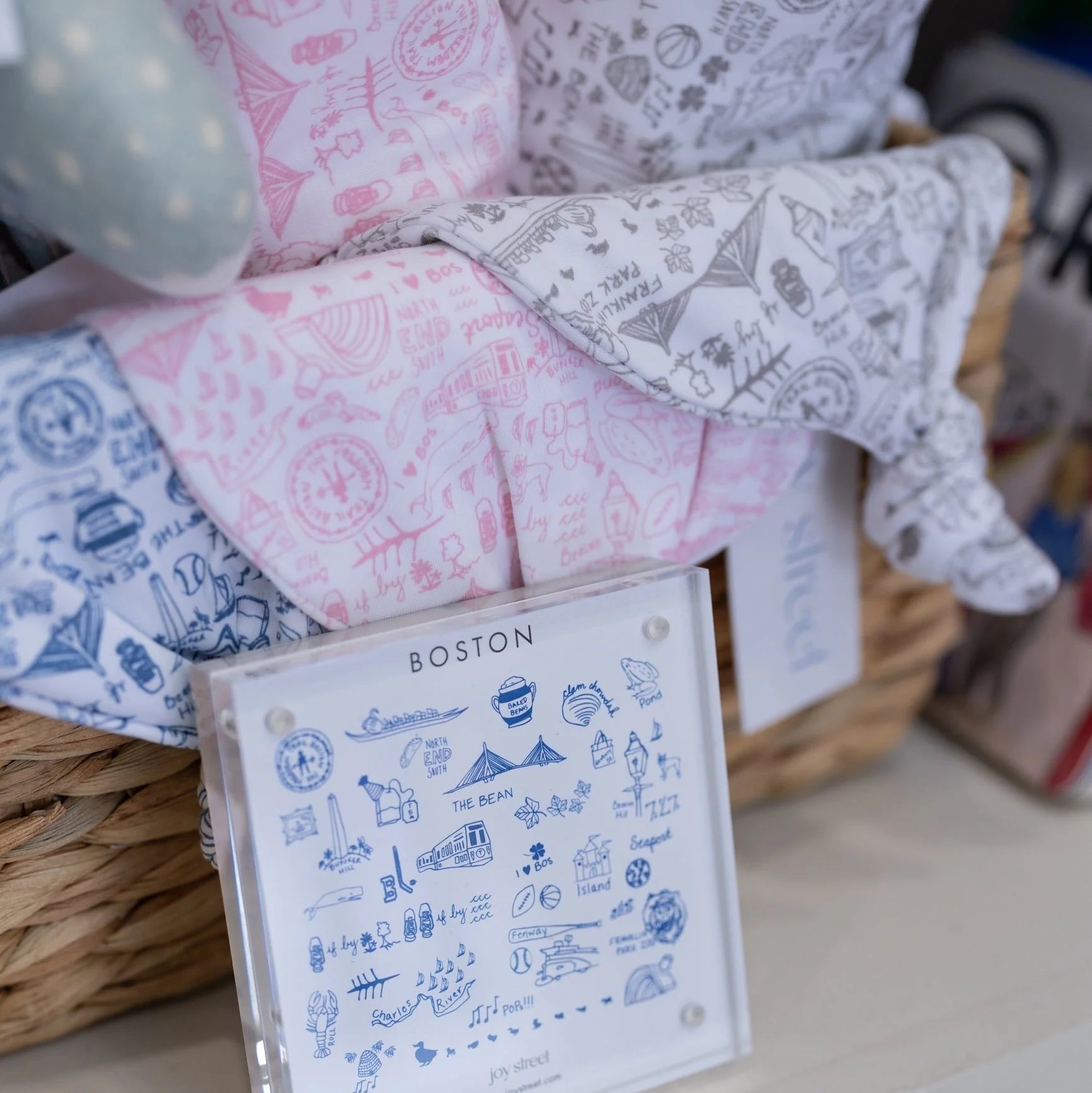 Boston Zip Baby Onesie - Cloud Grey