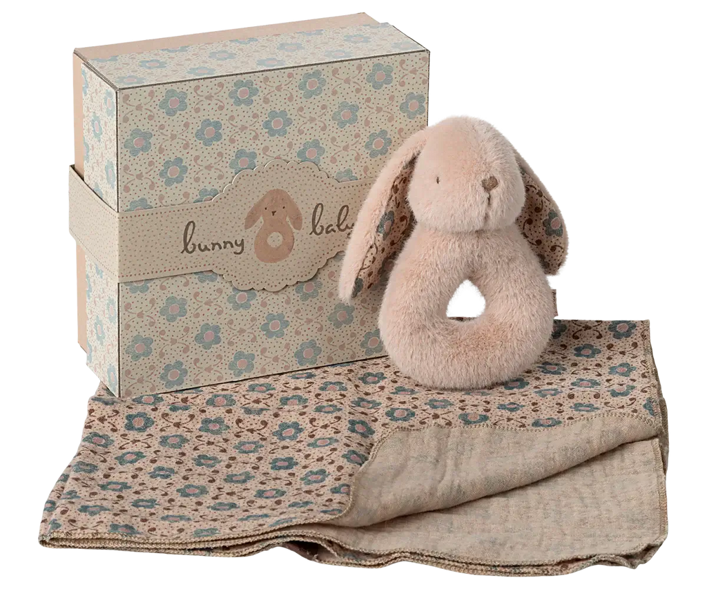 Rabbit Rattle Set - Powder