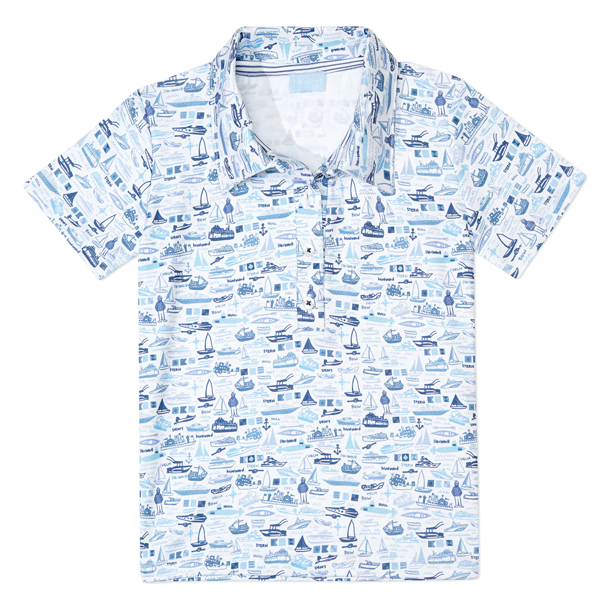 Boats Boy's Polo Shirt