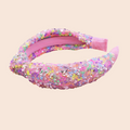 Knot Headband - Rainbow Sequin | Rainbow