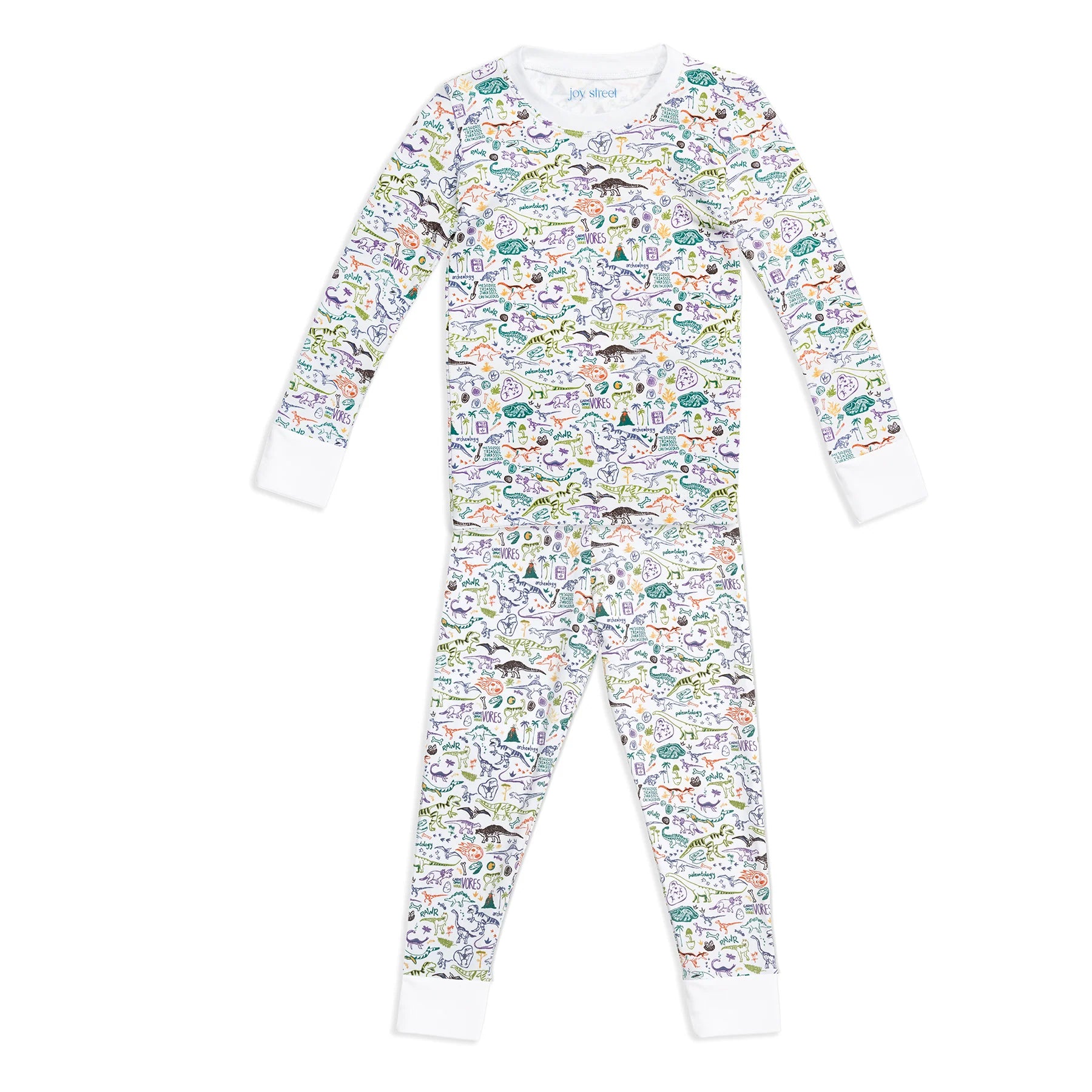 Dino Two Piece Kids Pajamas