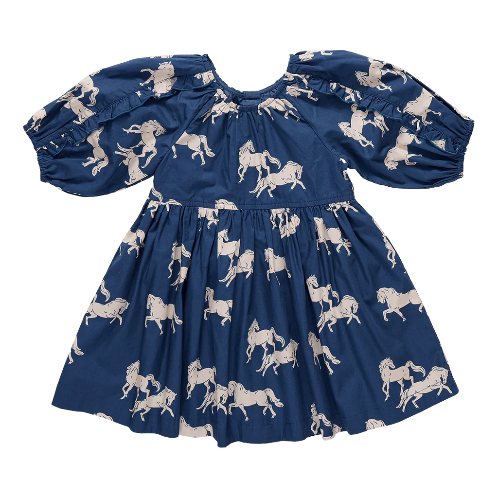 Girls Katya Dress - Wild Horses