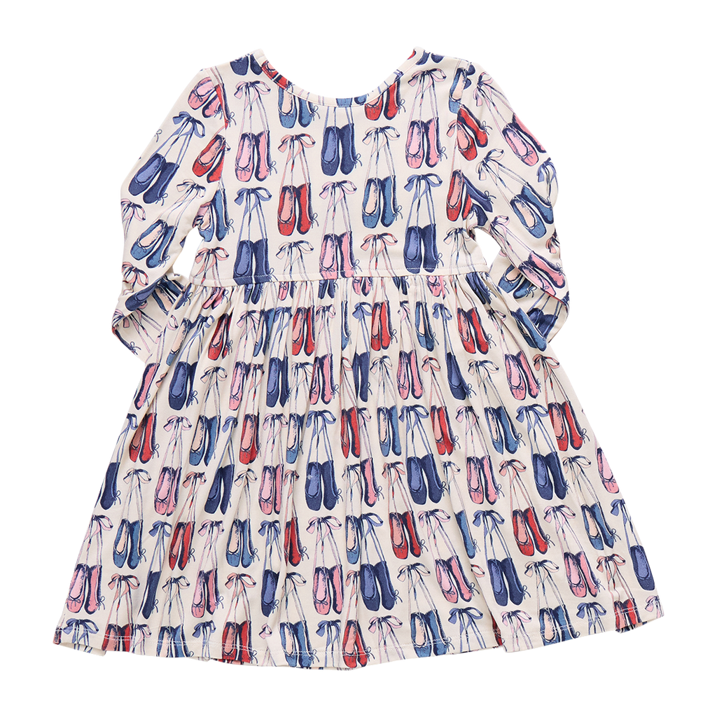 Girls Bamboo Steph Dress - Ballet Slippers