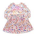 Girls Lame Steph Dress - Halloween Candy