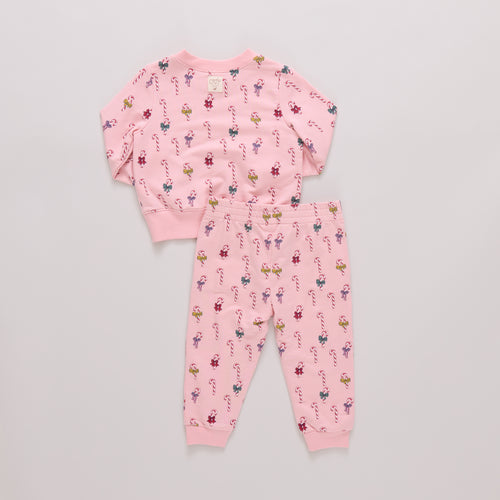 Baby Jax Jogger Set Mini Candy Cane