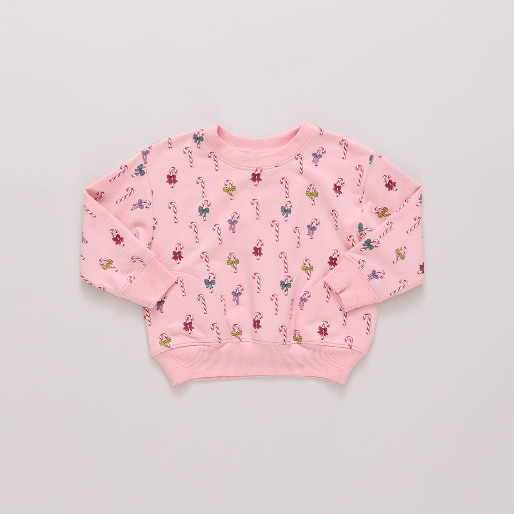 Play Sweatshirt - Mini Candy Cane