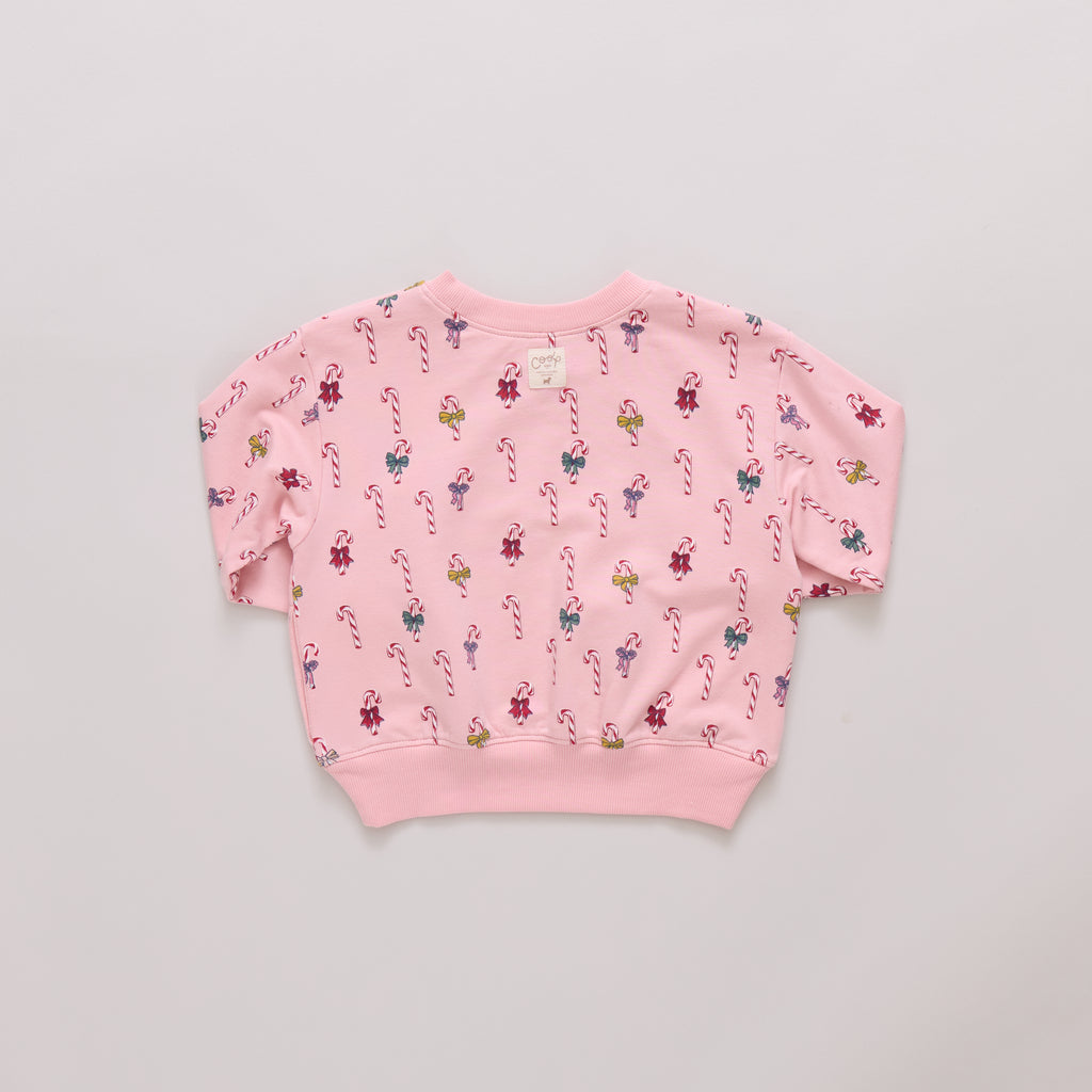 Play Sweatshirt - Mini Candy Cane