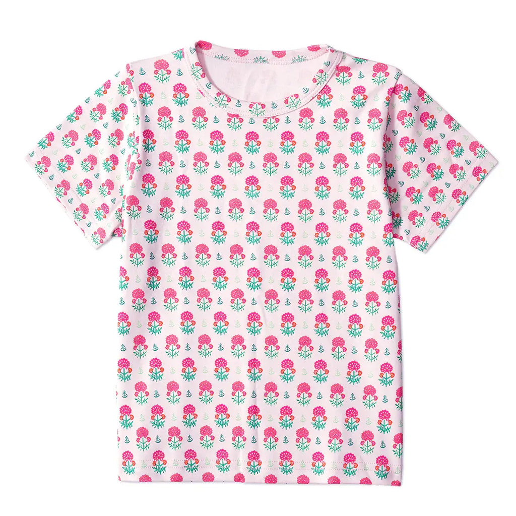 Geranium Block Print Kids Camp Set