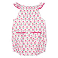 Geranium Block Print Girls Weezie Bubble