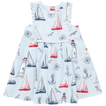 Girls Courtina Dress - Nautical Adventure