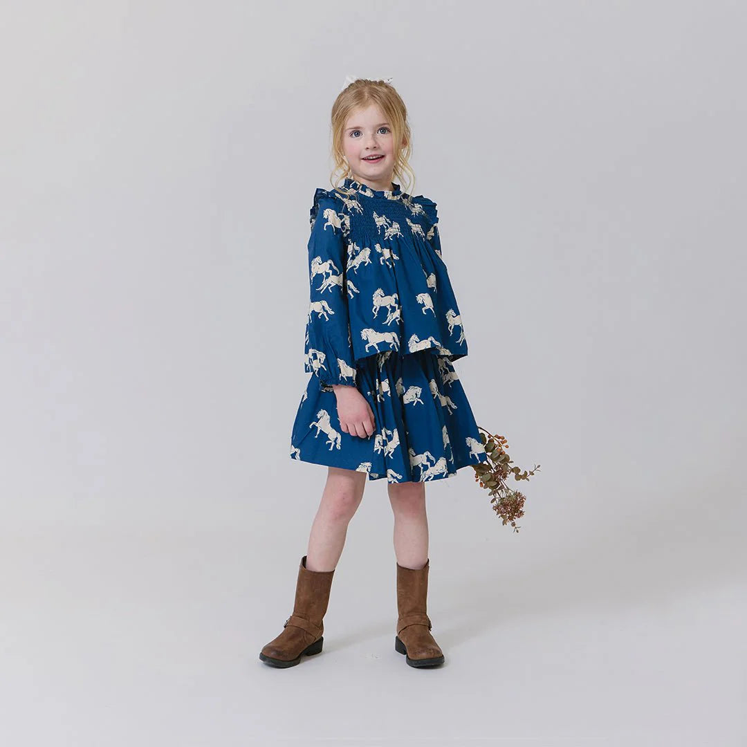 Girls Gianna Skirt - Wild Horses