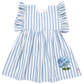 Girls Sarita Dress - Blue Stripe