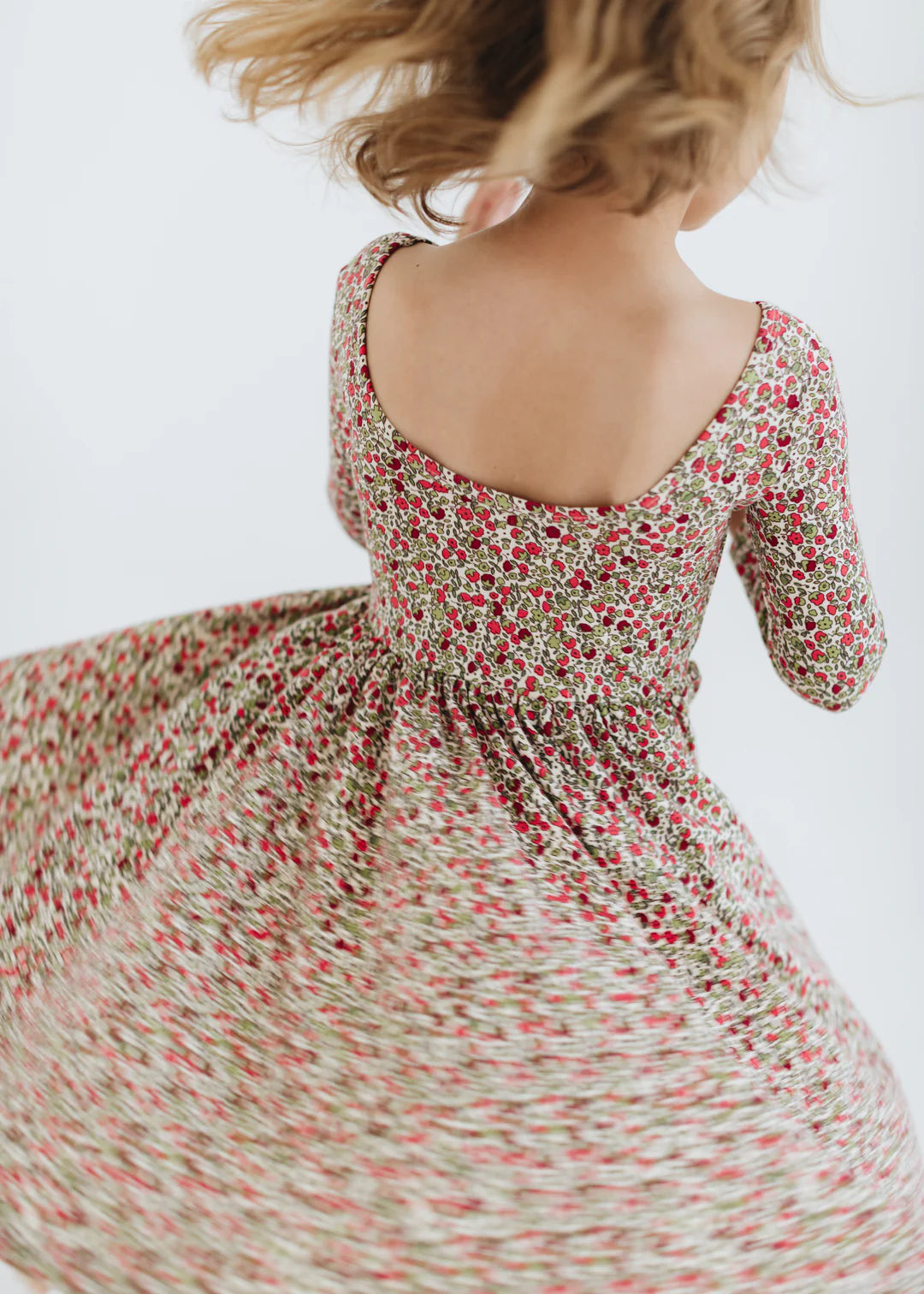 Twirl Dress | Crimson Flora