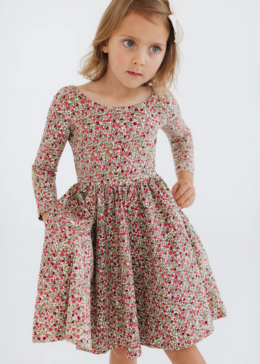 Twirl Dress | Crimson Flora