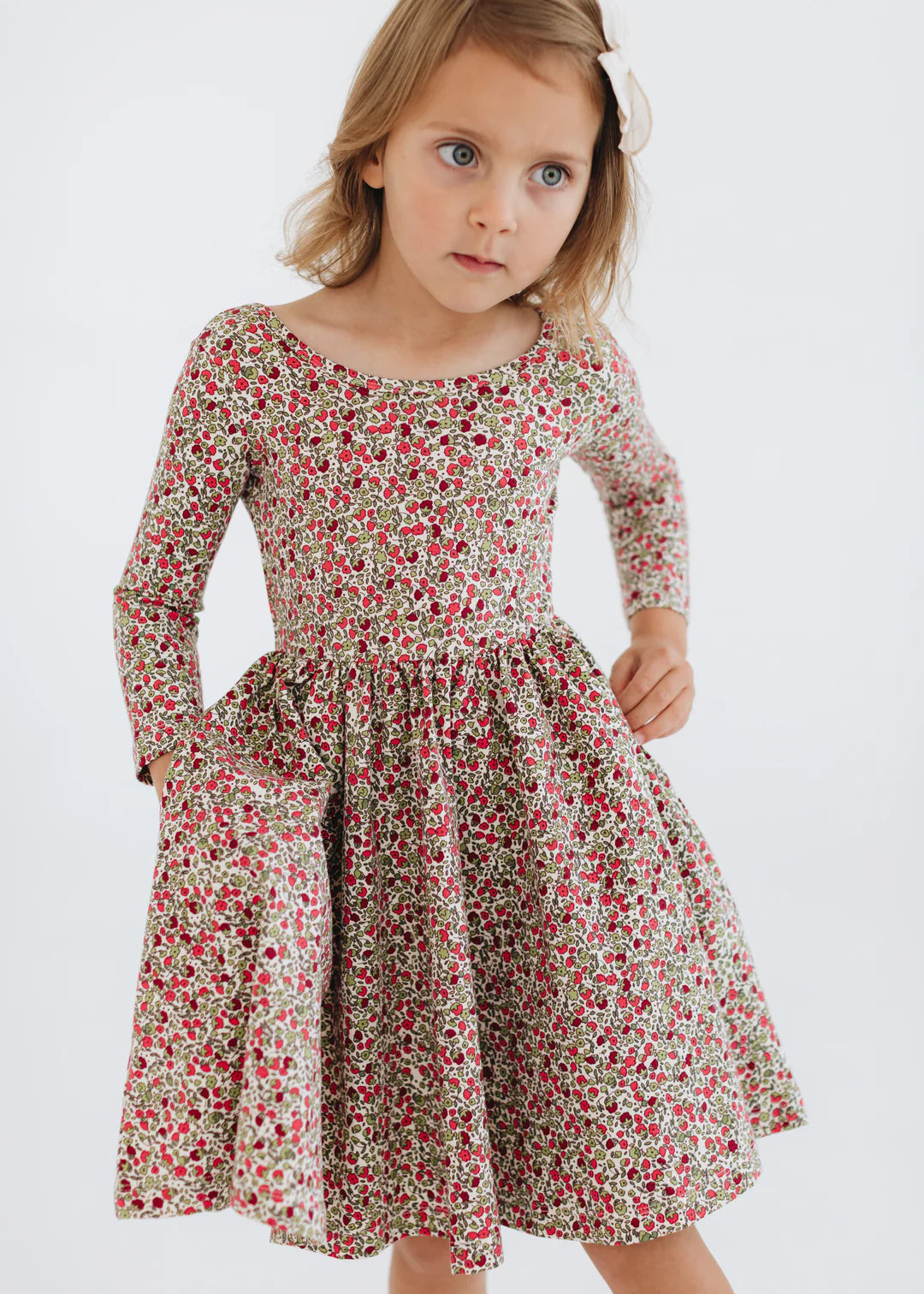 Twirl Dress | Crimson Flora