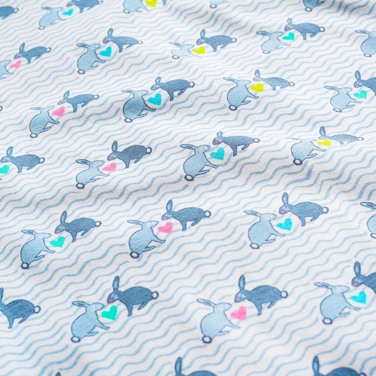 Bunny Love Two Piece Kids Pajamas