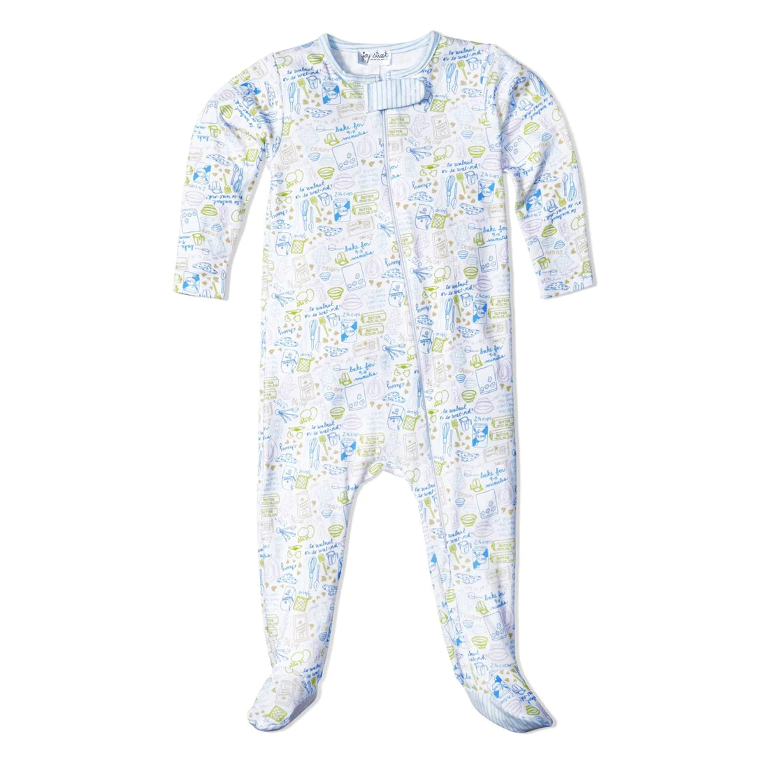 Chocolate Chip Cookie Zip Baby Onesie