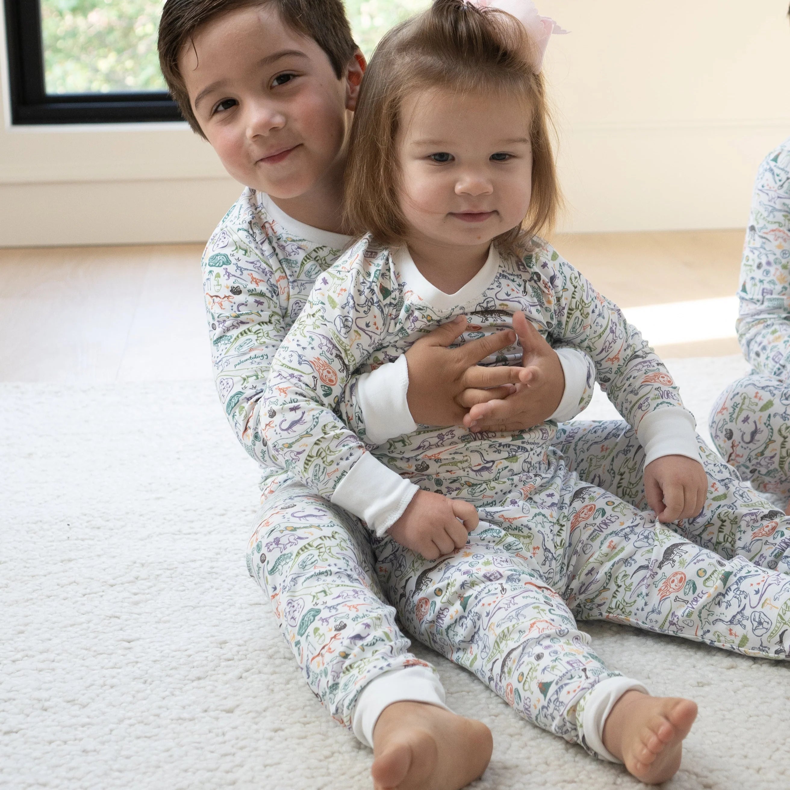 Dino Two Piece Kids Pajamas