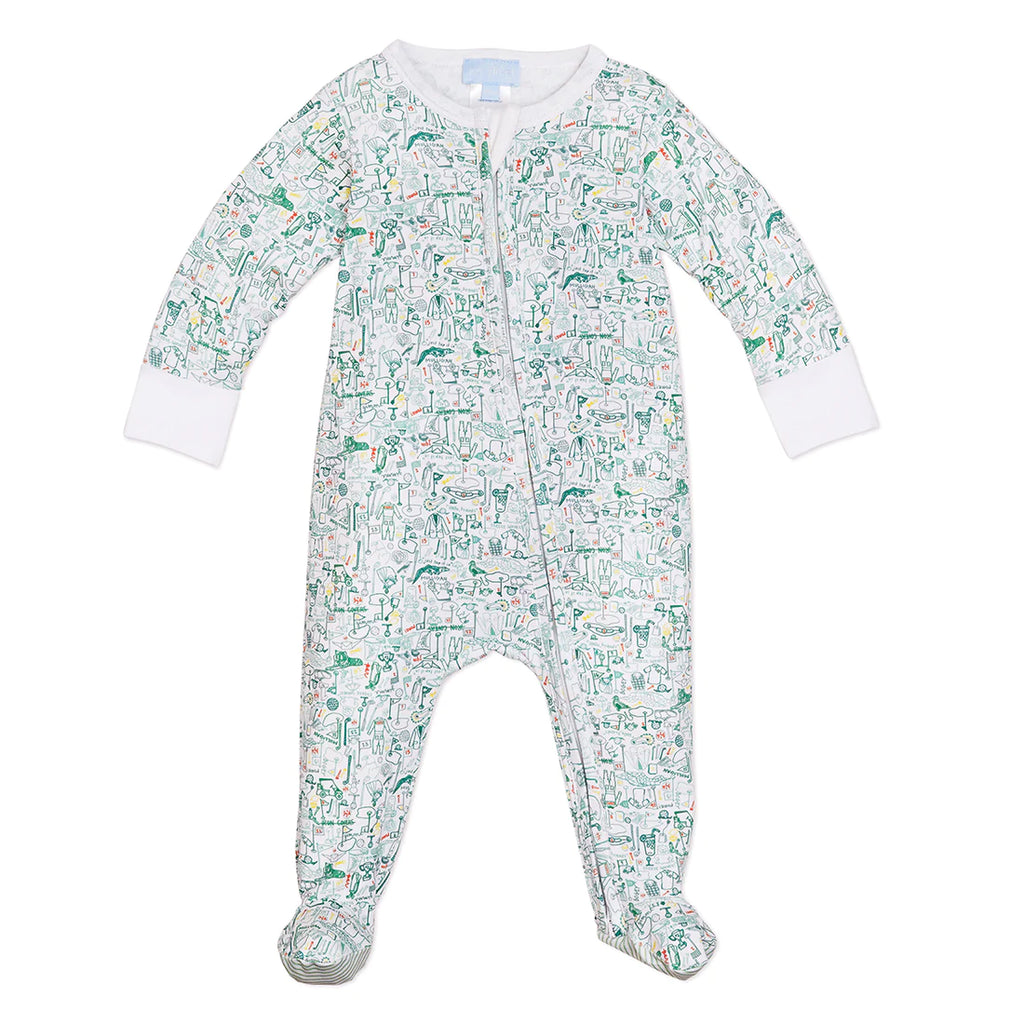 Golf Zip Baby Onesie