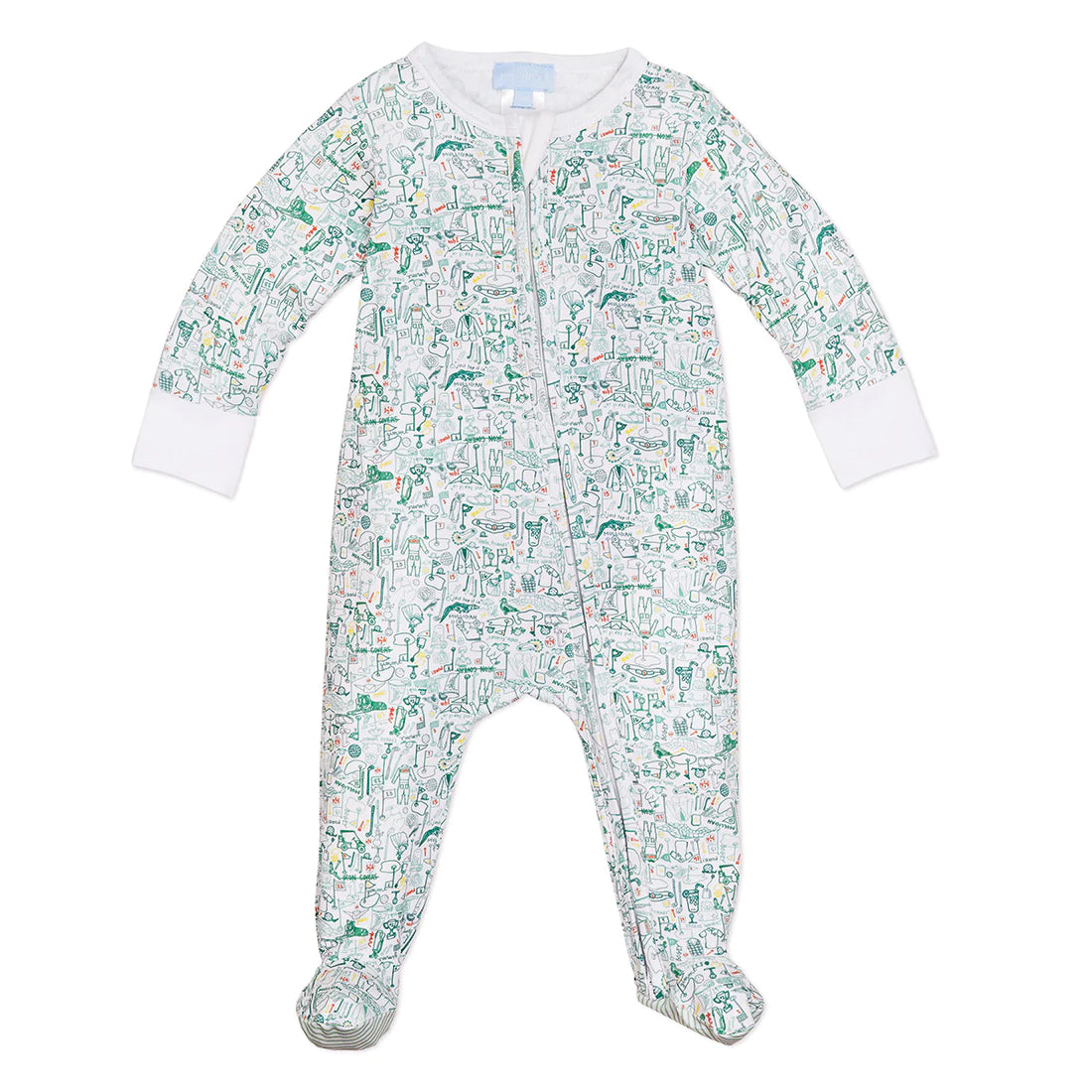Golf Zip Baby Onesie