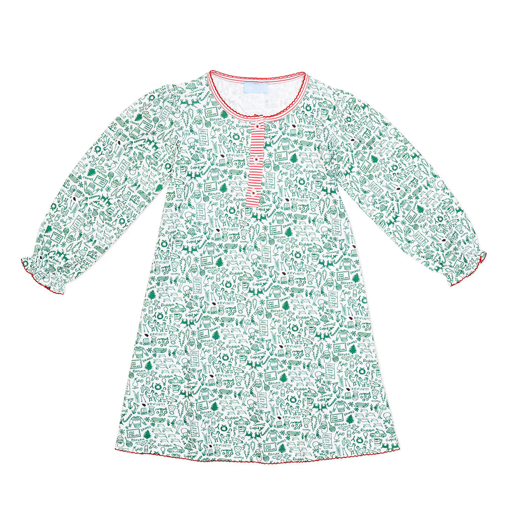 North Pole Christmas Girls Tess Lounge Dress