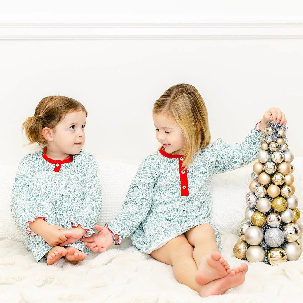 North Pole Christmas Girls Tess Lounge Dress