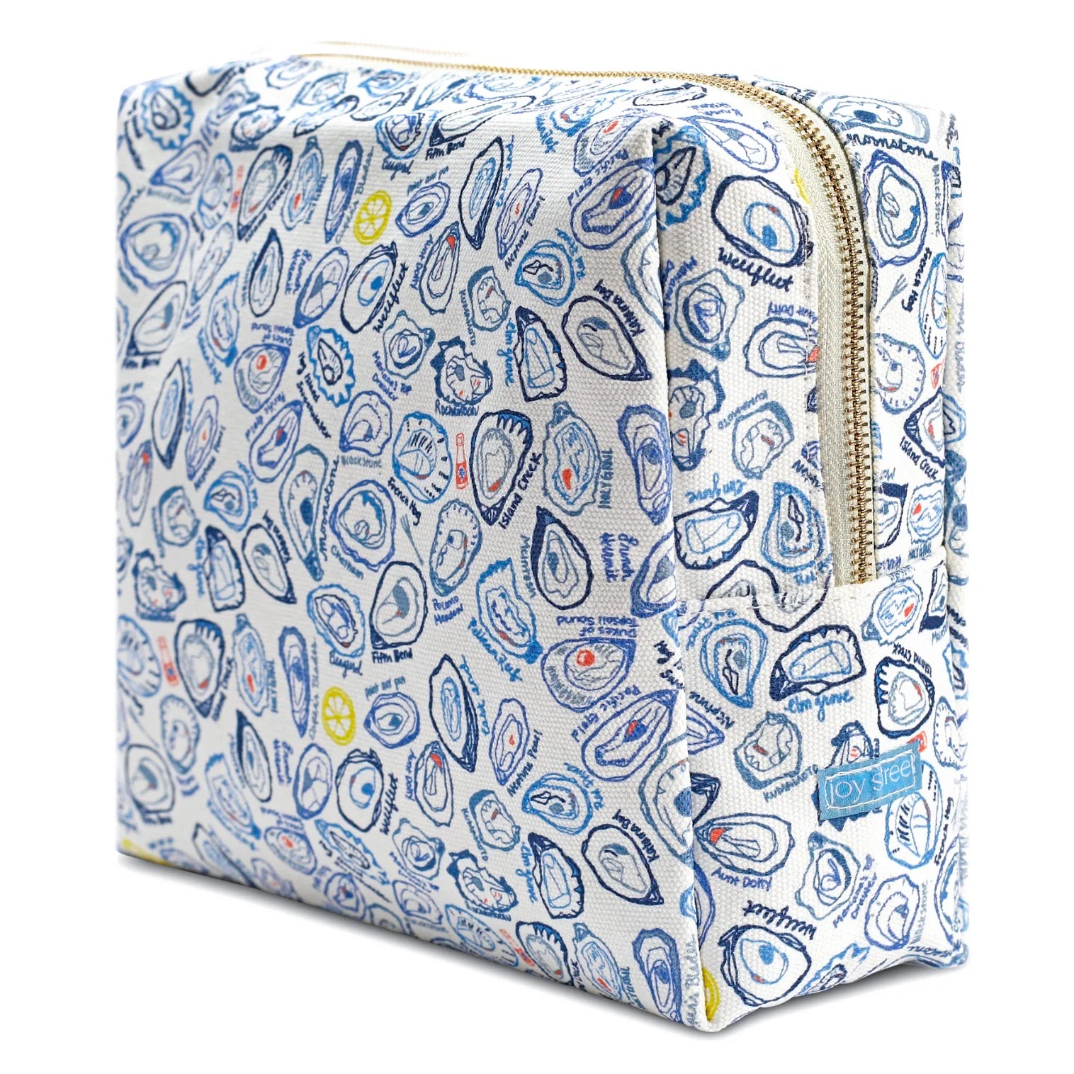 Oysters Large Travel Pouch