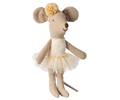 Ballerina mouse, Little sister - Off white