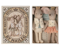 Royal Twins in Box, Little Brother & Sister in Matchbox - Rose