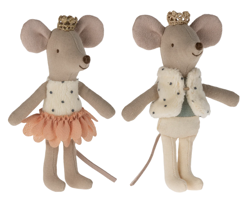 Royal Twins in Box, Little Brother & Sister in Matchbox - Rose