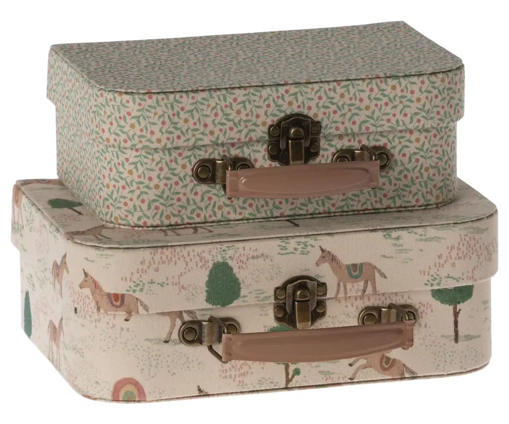 Suitcase Set - Unicorn and Berry Branches