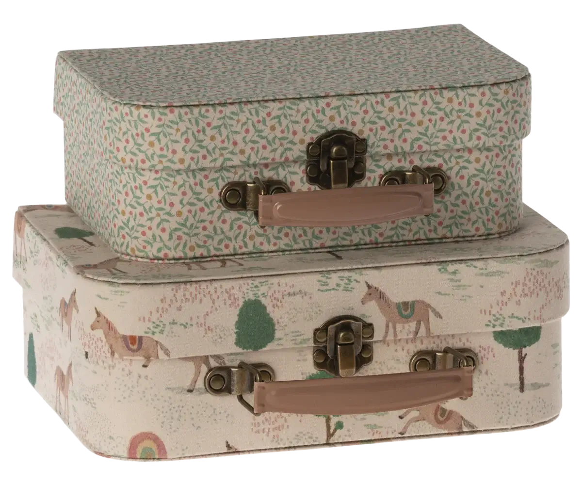 Suitcase Set - Unicorn and Berry Branches