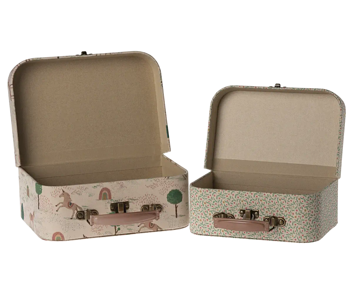 Suitcase Set - Unicorn and Berry Branches