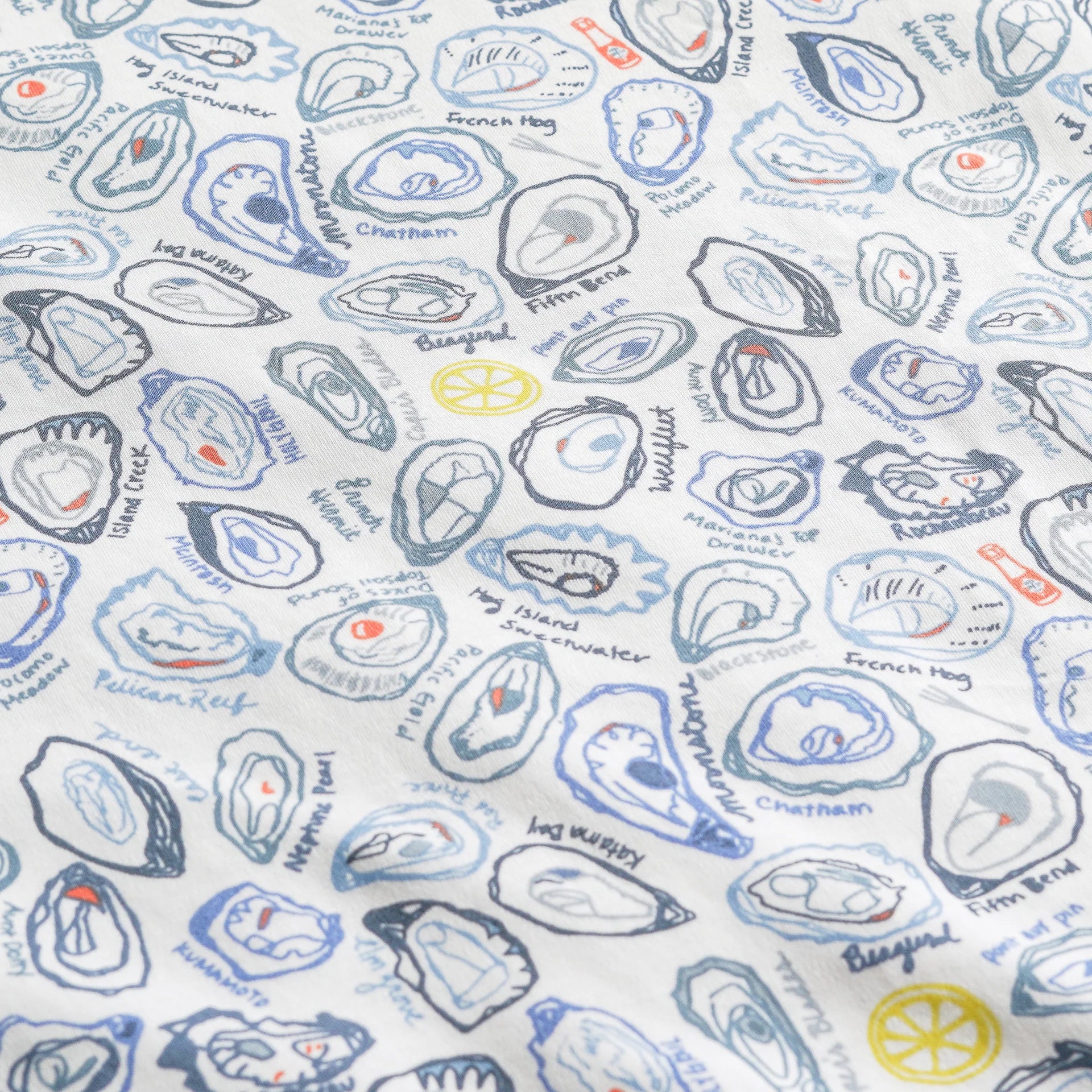 Oyster Zip Baby Onesie