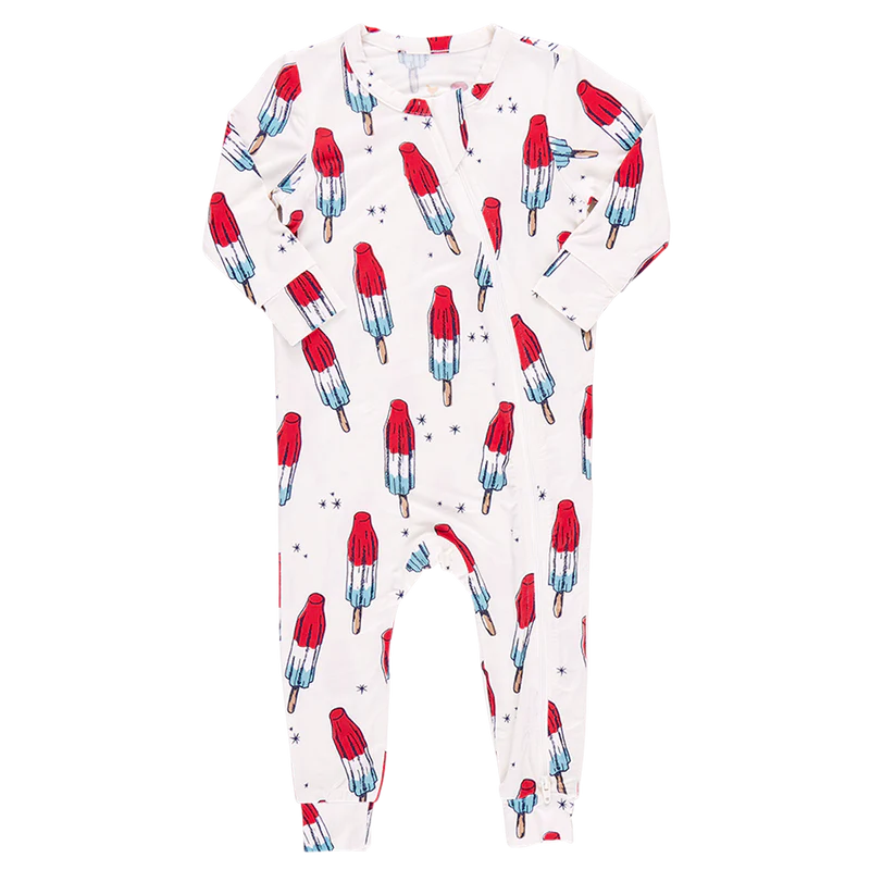 Baby Bamboo Romper - Rocket Pop