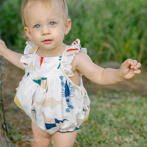 Baby Girls Ailee Bubble - Nautical Notions