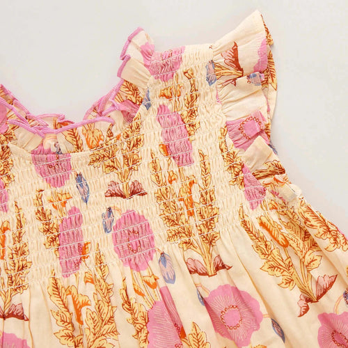 Baby Girls Stevie 2-Piece Set - Pink Gilded Floral