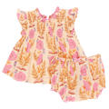 Baby Girls Stevie 2-Piece Set - Pink Gilded Floral