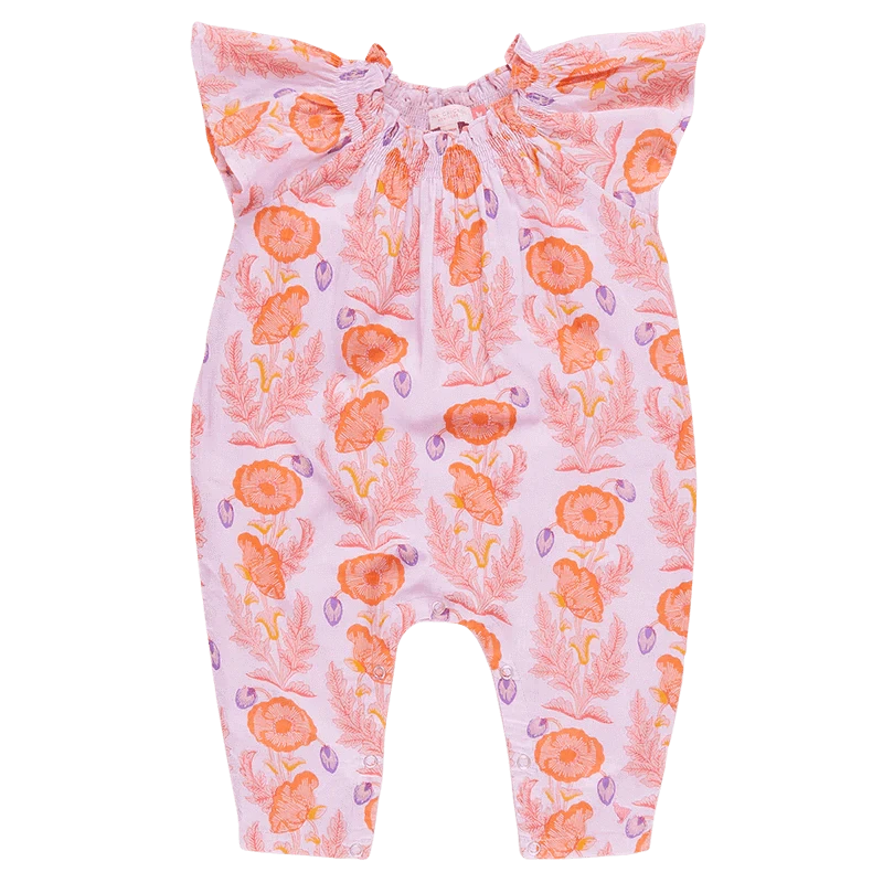 Baby Girls Willow Jumper - Purple Gilded Floral