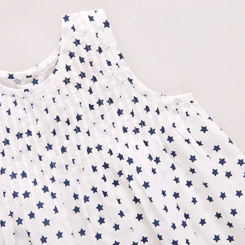 Baby Girls Jaipur Set - Cream Ditsy Stars