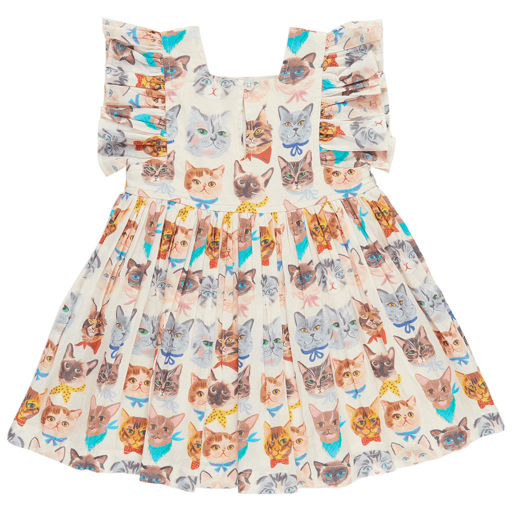 Girls Elsie Dress - Cool Cats